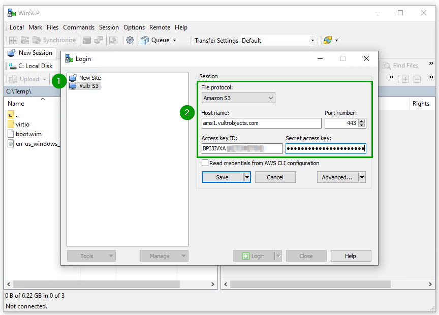 Upload custom Windows 10 ISO with VirtIO drivers to Vultr VPS TechLabs