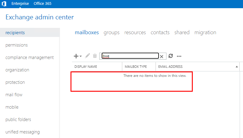 SOLVED: Office 365 - AD Synced user not showing in Exchange Hybrid on ...